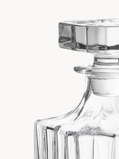Set da whisky in cristallo con rilievo George