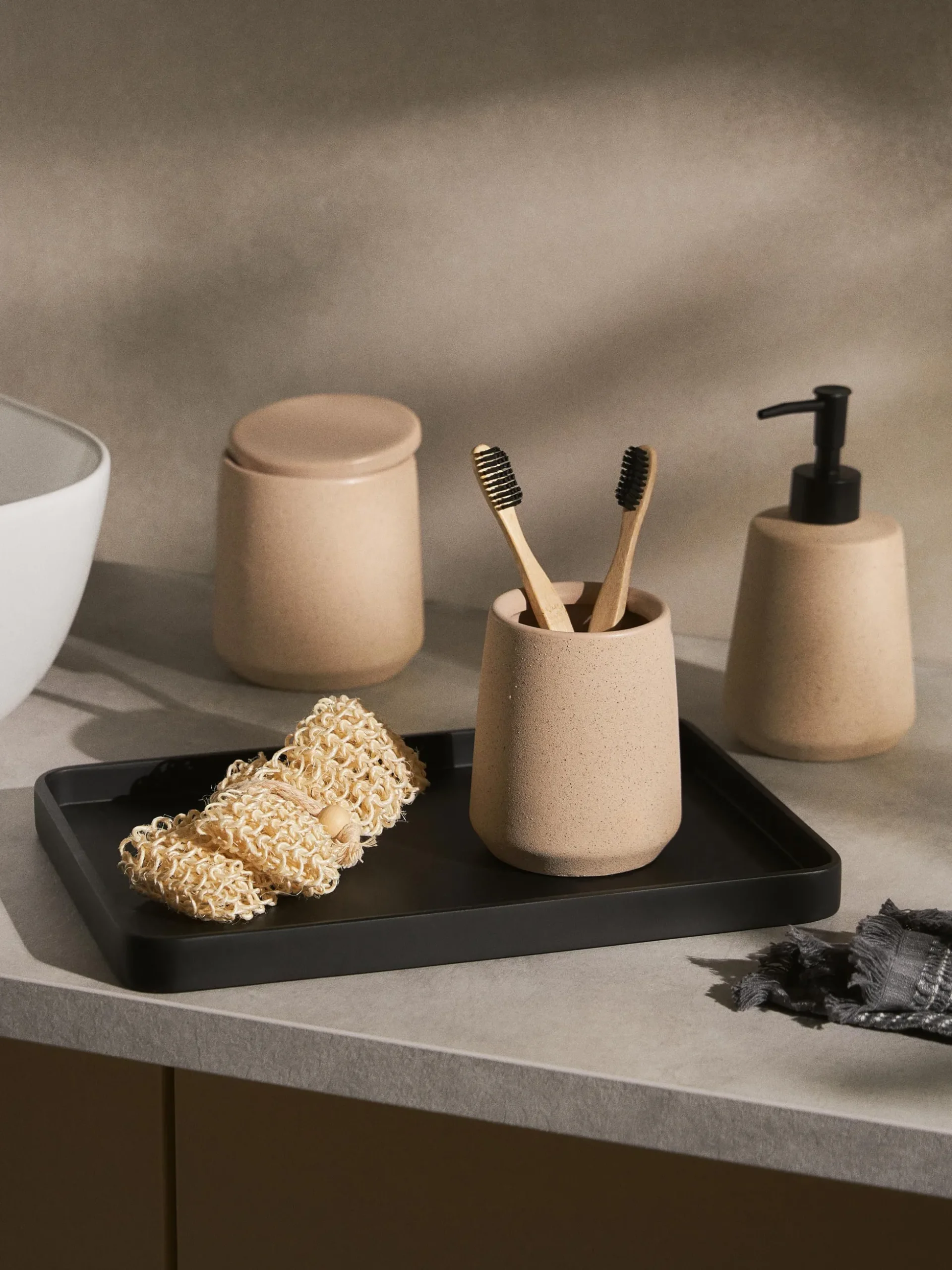 Set di 2 accessori bagno Leibi