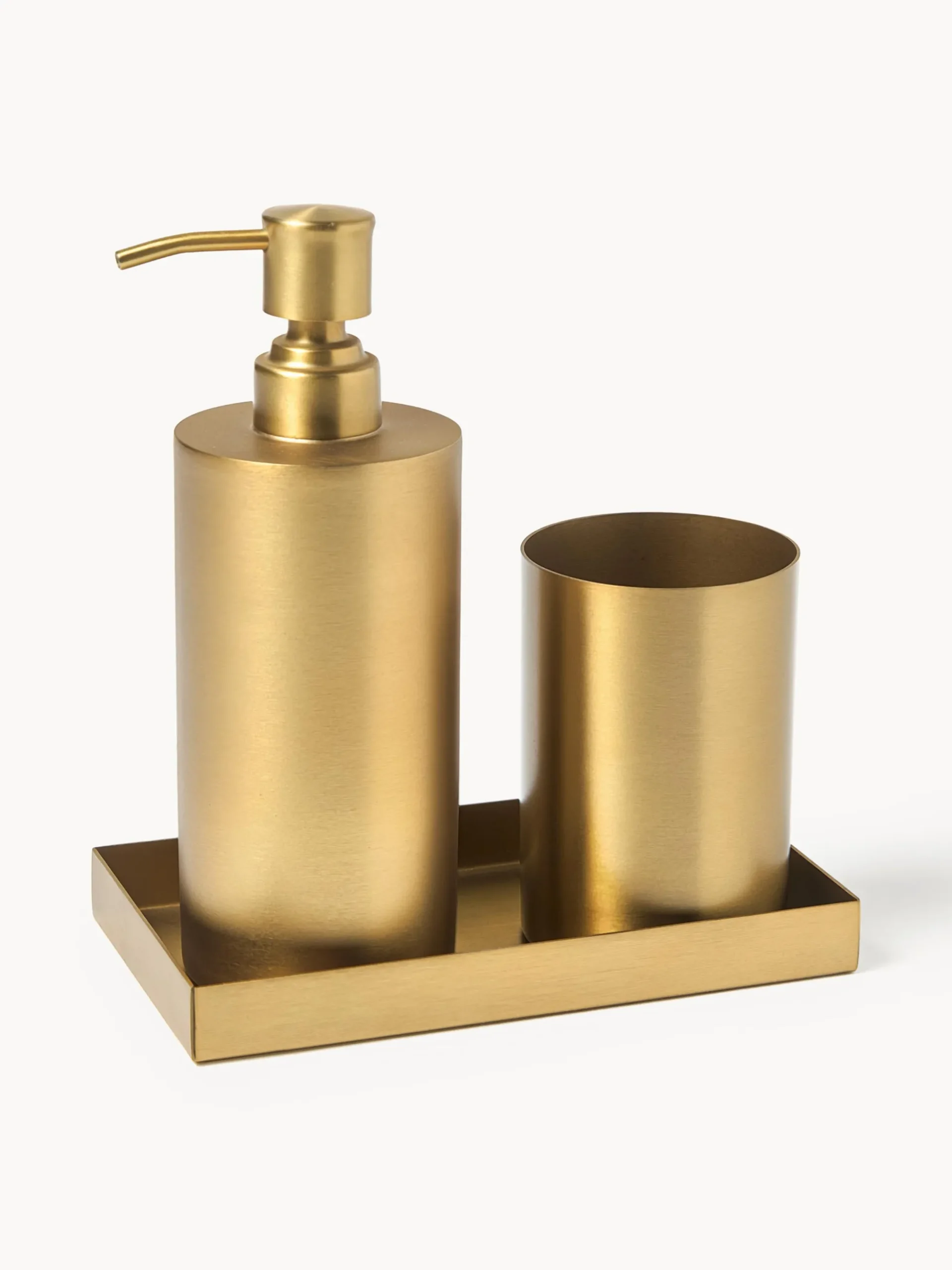 Set di 3 accessori da bagno in metallo Halston