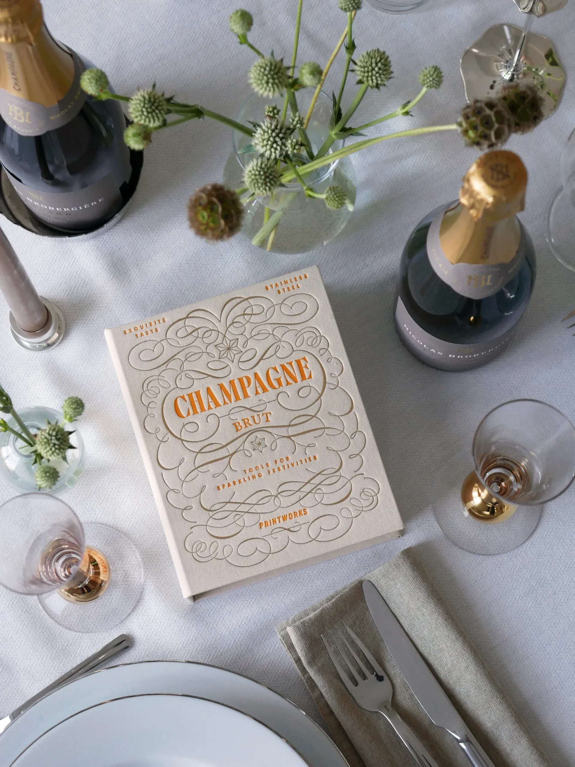 Set di 2 accessori per champagne The Essentials