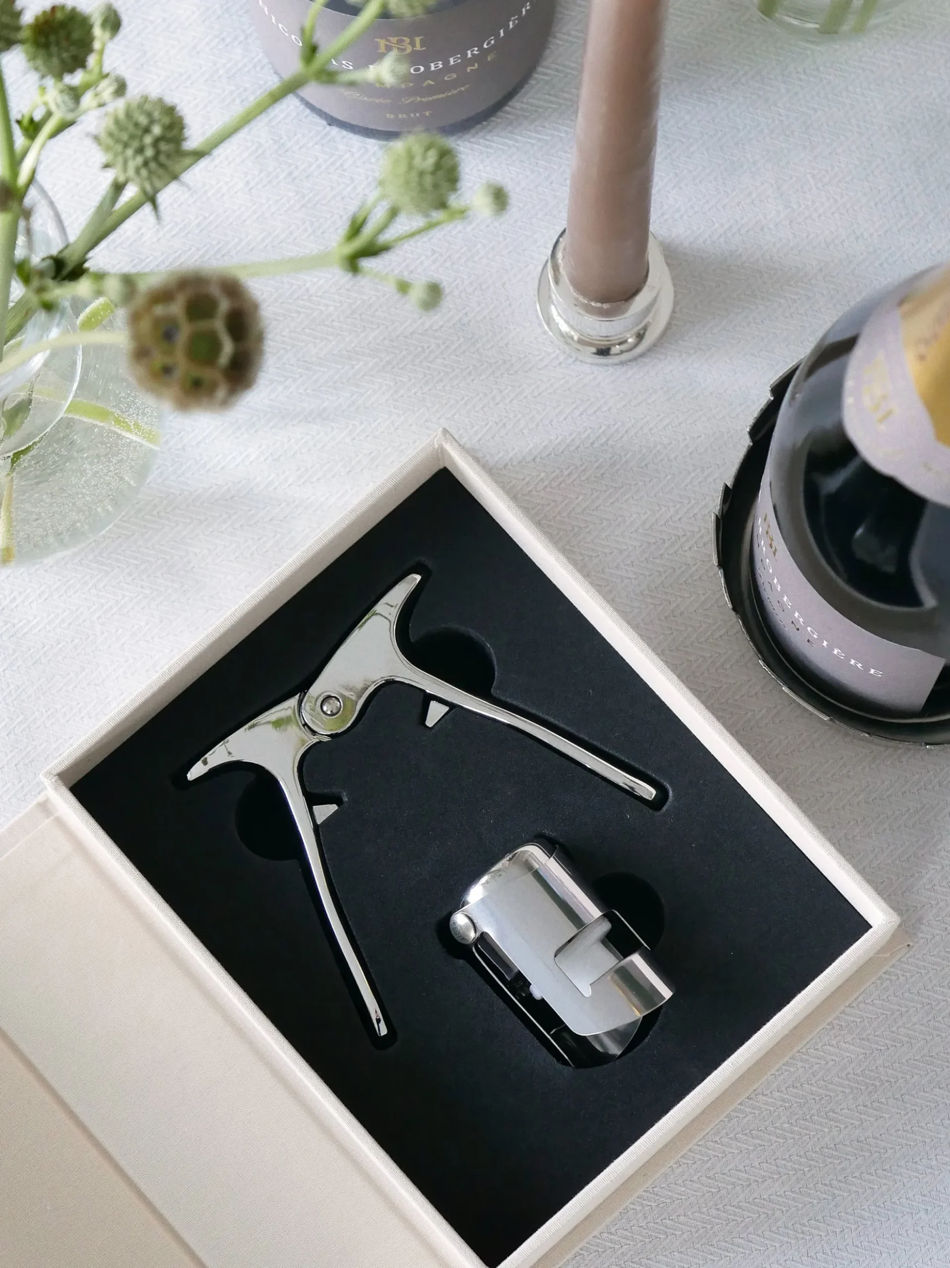 Set di 2 accessori per champagne The Essentials