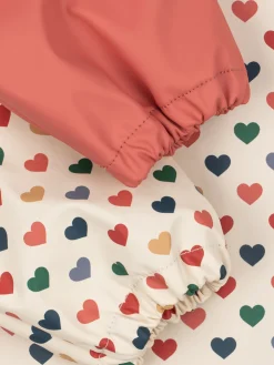 Set di 2 bavaglini con maniche Faded Rose