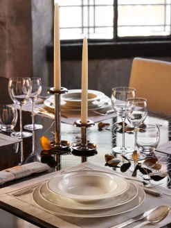 Set di 6 bicchieri acqua in cristallo con decoro oro Dvorak