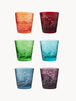 Set di 6 bicchieri Blossom