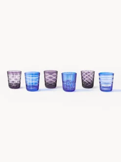 Set di 6 bicchieri Cobalt