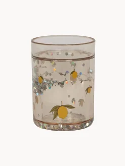 Set di 2 bicchieri con glitter Lemon