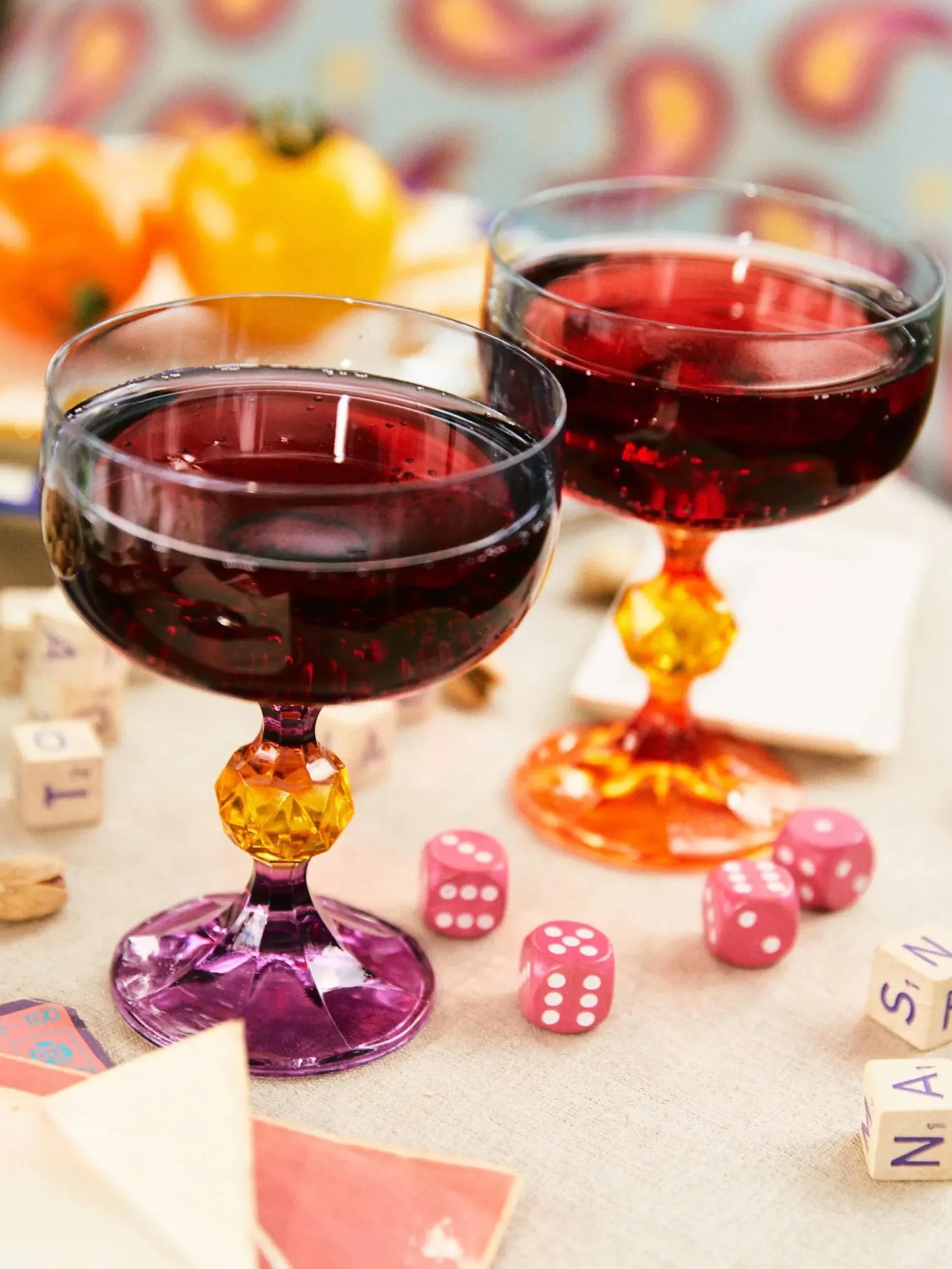 Set di 2 bicchieri da cocktail in cristallo Paradise
