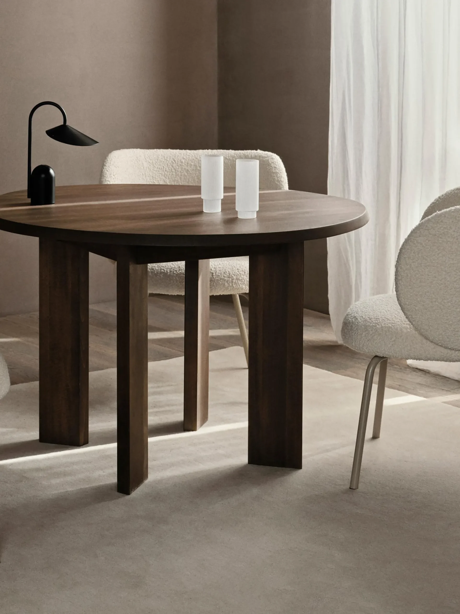 Set di 4 bicchieri da long drink in vetro soffiato millerighe Ripple