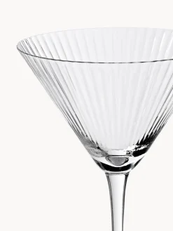 Set di 4 bicchieri da Martini in vetro soffiato Aleo