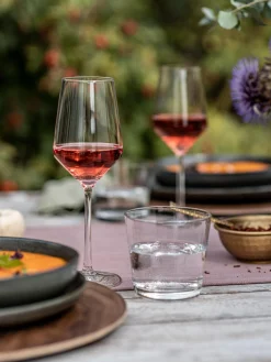 Set di 2 bicchieri da vino bianco in cristallo Pure