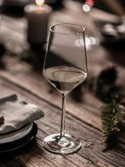 Set di 2 bicchieri da vino bianco in cristallo Pure