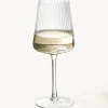 Set di 4 bicchieri da vino bianco fatti a mano con struttura millerighe Cami