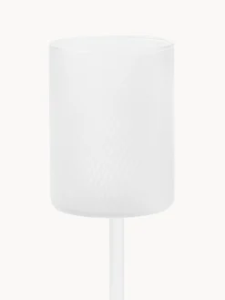 Set di 4 bicchieri da vino bianco in vetro soffiato Limon