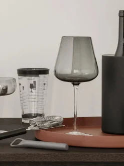 Set di 2 bicchieri da vino bianco in vetro soffiato Belo