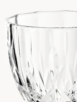 Set di 4 bicchieri da vino con scanalatura in rilievo George