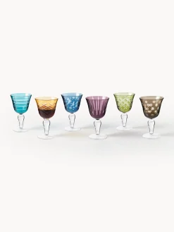 Set di 6 bicchieri da vino Cuttings