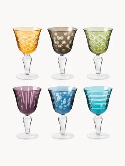 Set di 6 bicchieri da vino Cuttings