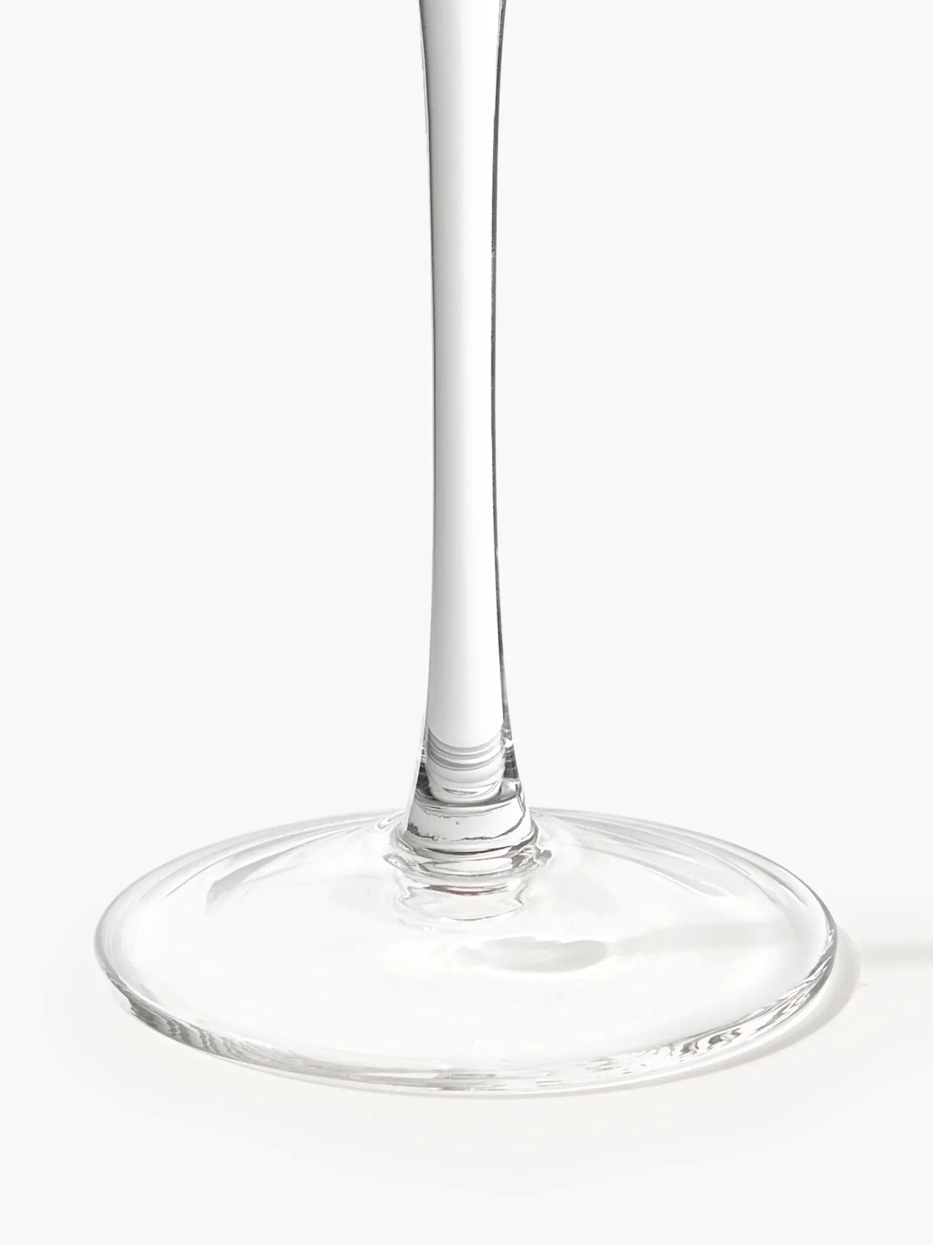 Set di 4 bicchieri da vino in vetro soffiato Aleo