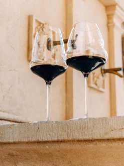 Set di 6 bicchieri da vino rosso in cristallo Cocoon