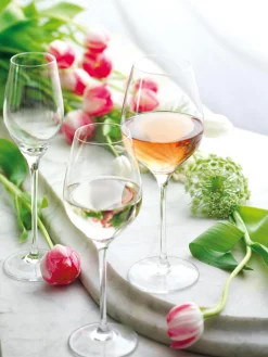 Set di 6 bicchieri da vino rosso in cristallo Exquisit