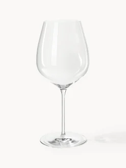Set di 4 bicchieri da vino rosso in cristallo Galilee