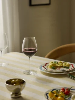 Set di 4 bicchieri da vino rosso in cristallo Galilee