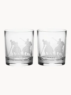 Set di 2 bicchieri da whisky in cristallo Garrett