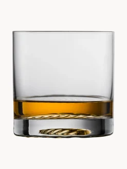 Set di 4 bicchieri da whisky in cristallo Echo