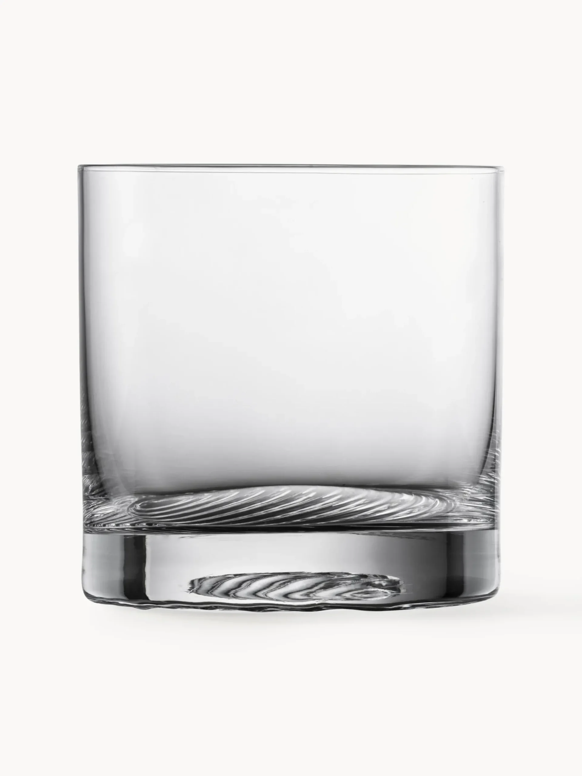 Set di 4 bicchieri da whisky in cristallo Echo