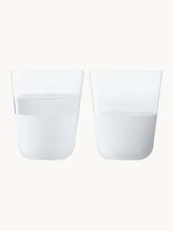 Set di 2 bicchieri dipinti a mano Arc