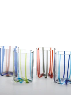 Set di 6 bicchieri fatti a mano Tirache
