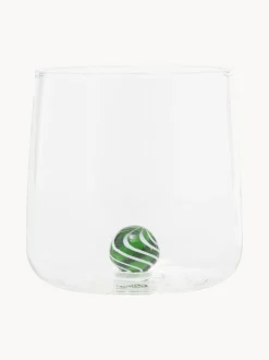 Set di 4 bicchieri in vetro borosilicato fatti a mano Bilia Candy