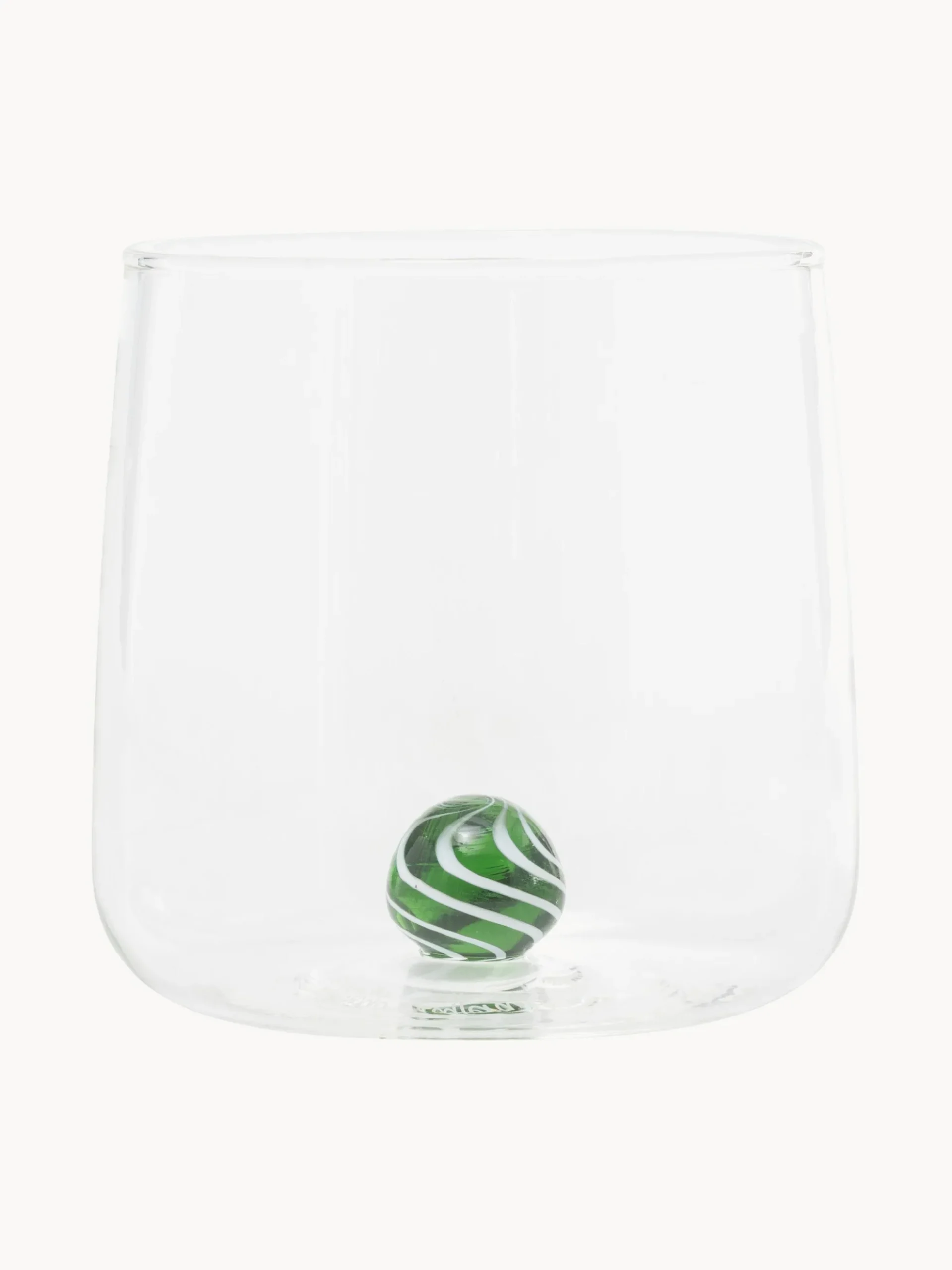 Set di 4 bicchieri in vetro borosilicato fatti a mano Bilia Candy