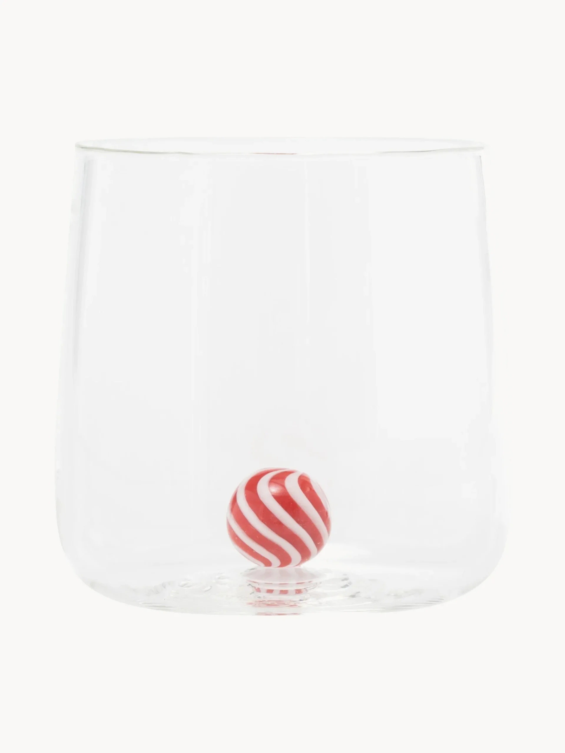Set di 4 bicchieri in vetro borosilicato fatti a mano Bilia Candy