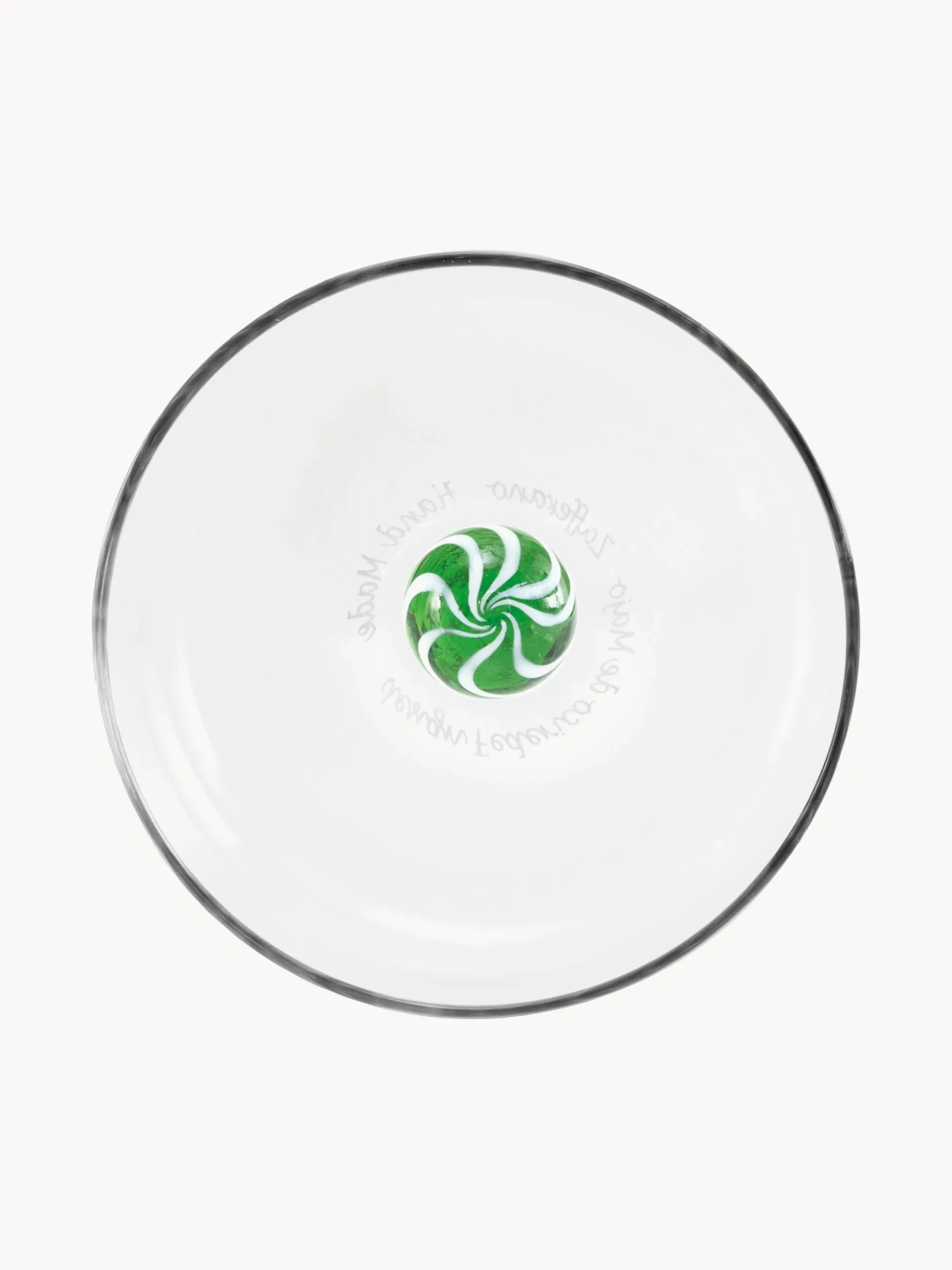 Set di 4 bicchieri in vetro borosilicato fatti a mano Bilia Candy