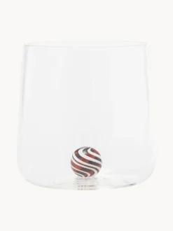 Set di 4 bicchieri in vetro borosilicato fatti a mano Bilia Candy