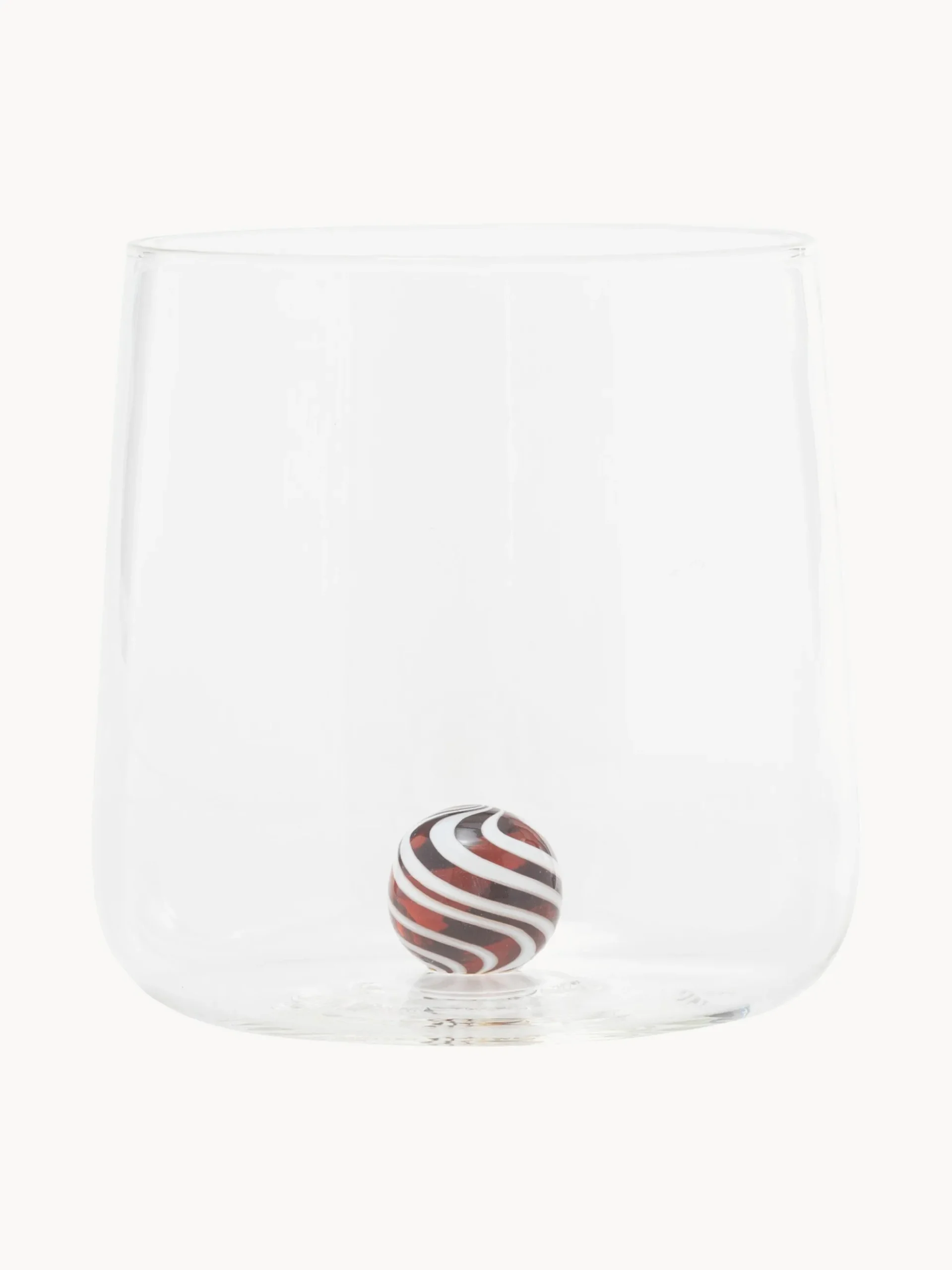 Set di 4 bicchieri in vetro borosilicato fatti a mano Bilia Candy