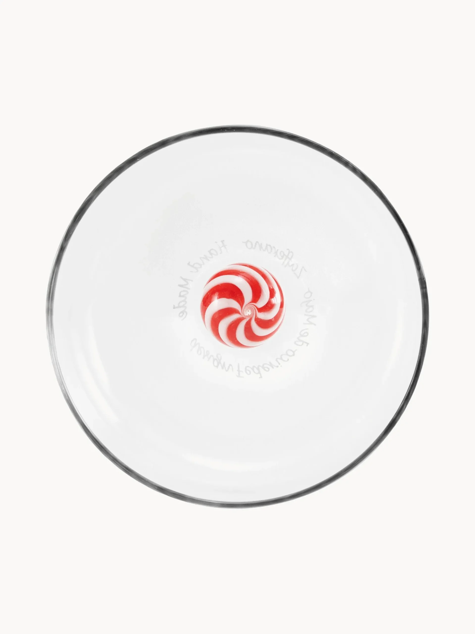 Set di 4 bicchieri in vetro borosilicato fatti a mano Bilia Candy