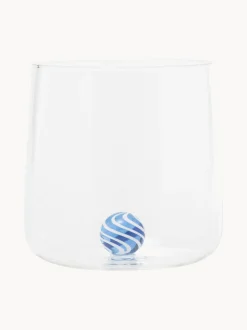 Set di 4 bicchieri in vetro borosilicato fatti a mano Bilia Candy