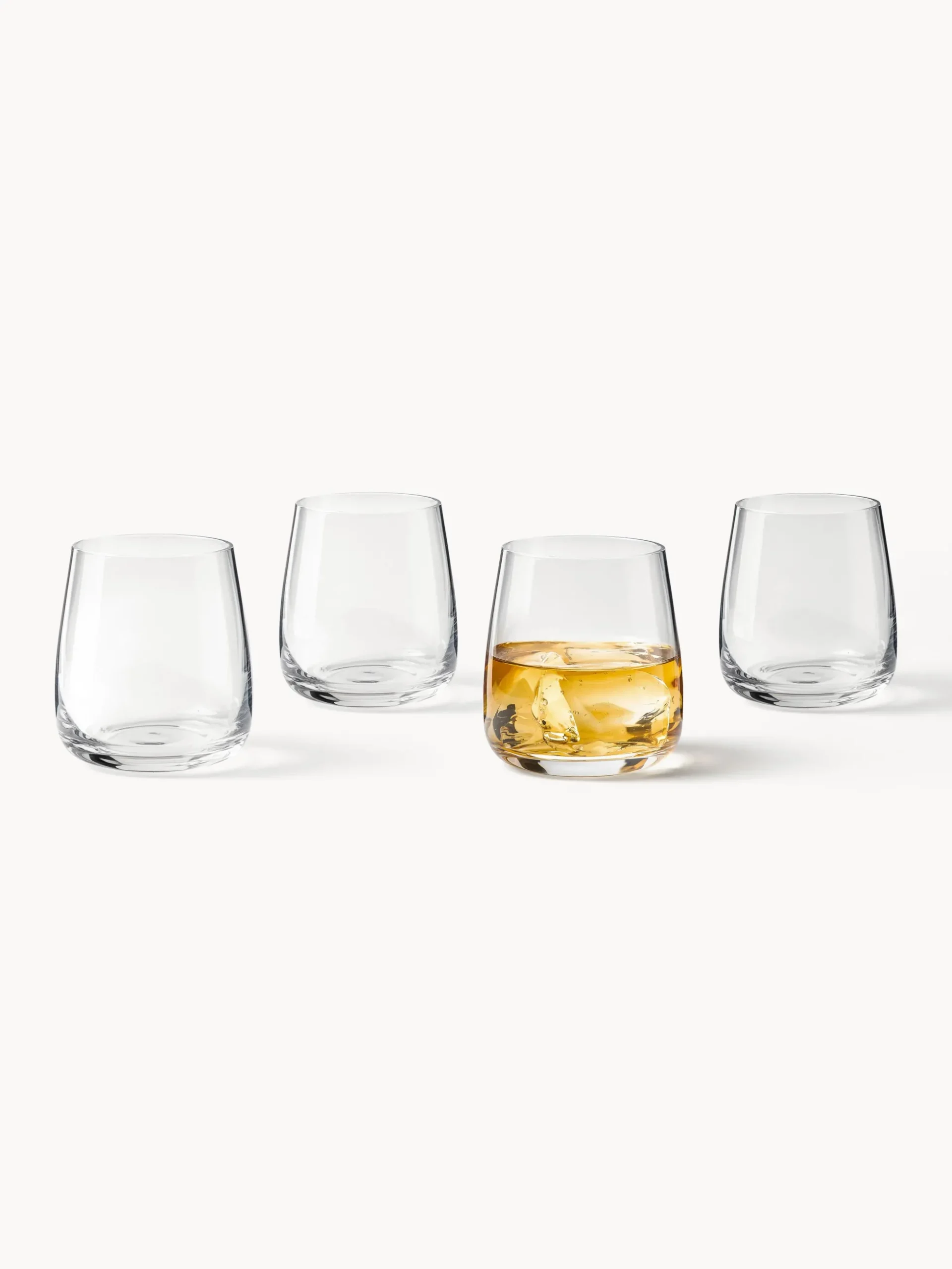 Set di 4 bicchieri in vetro soffiato Ellery