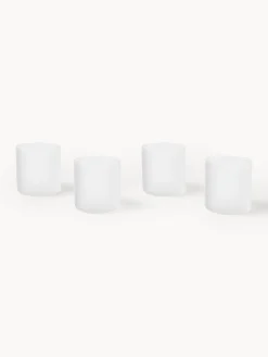 Set di 4 bicchieri in vetro soffiato Limon