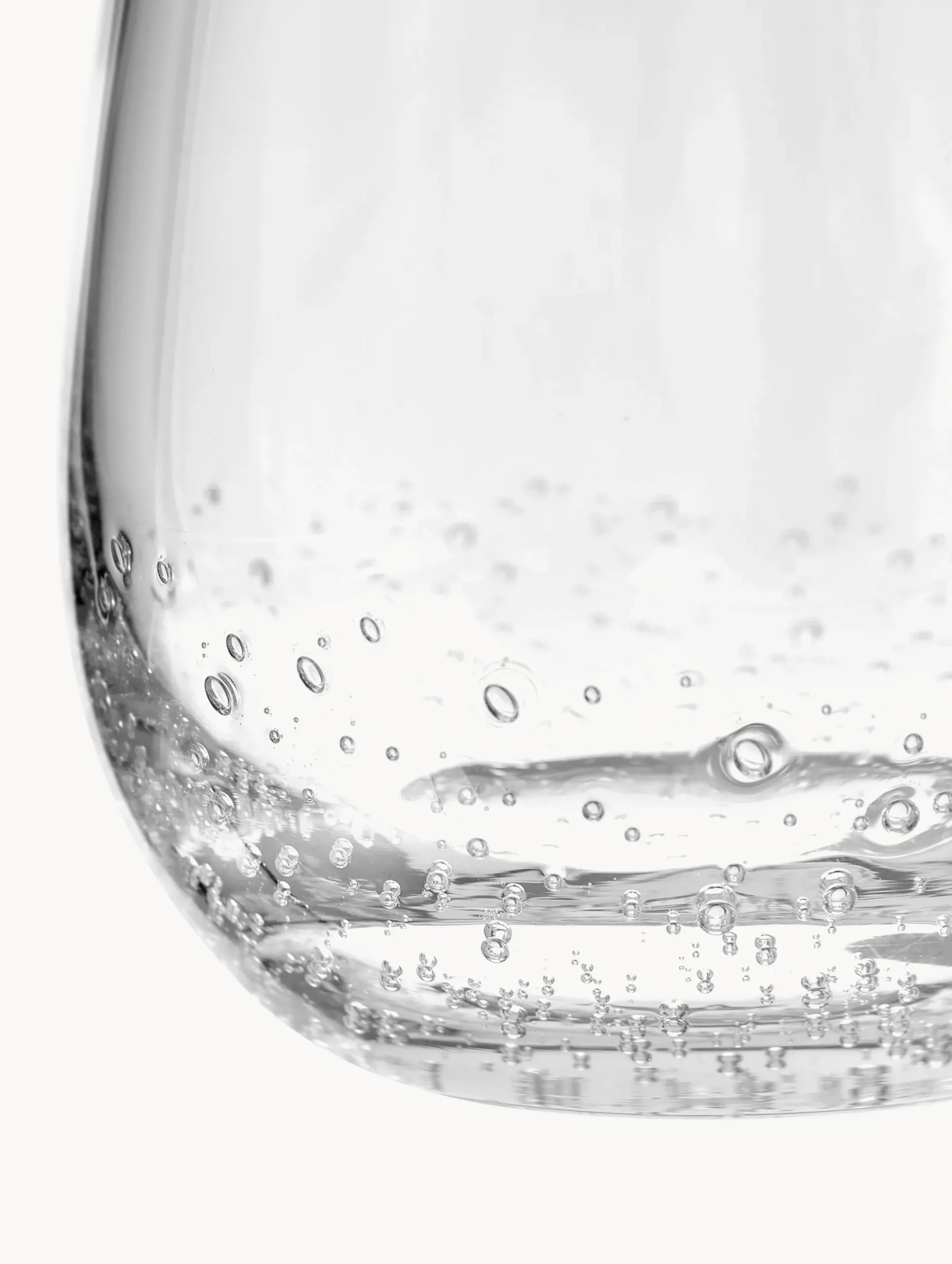 Set di 4 bicchieri in vetro soffiato Bubble