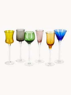 Set di 6 bicchierini in vetro soffiato Lyngby