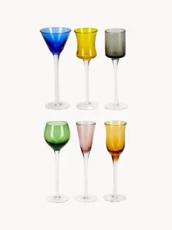 Set di 6 bicchierini in vetro soffiato Lyngby
