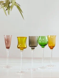 Set di 6 bicchierini in vetro soffiato Lyngby