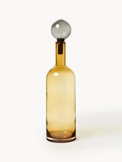 Set di 4 bottiglie decorative in vetro soffiato Bubbles