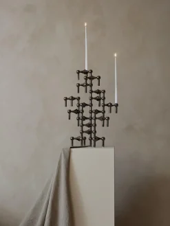 Set di 3 candelabri Stoff Nagel