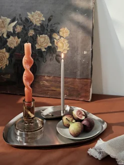 Set di 2 candele a bastoncino fatte a mano Twist