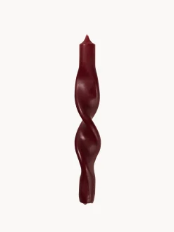 Set di 2 candele a bastoncino fatte a mano Twist