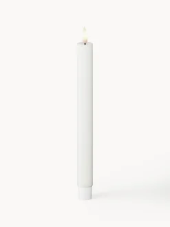 Set di 2 candele a bastoncino fatte a mano Real Flame, alt. 24 cm